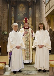 Bishop Kevin with Rev Rosemary and Rev Elaine